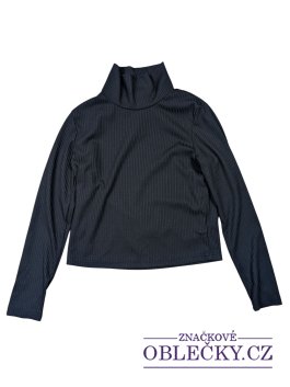 Zvětšit Černý žebrovaný rolák pro holky secondhand