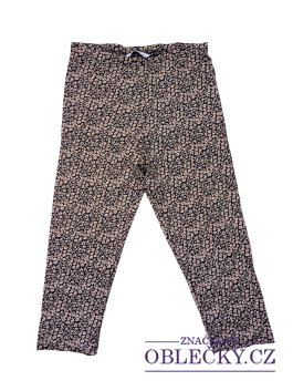 Zvětšit Černé kalhoty s hnědým vzorem pro holky secondhand