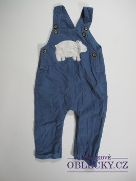 Zvětšit Kalhoty manžestrové pro kluky modré secondhand