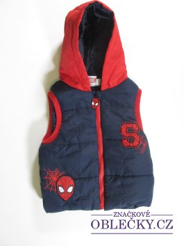 Zvětšit Modro červená vesta pro kluky spiderman  secondhand