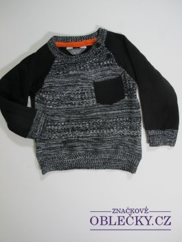 Zvětšit Černá mikina-svetr  pro kluky  secondhand