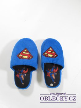 Zvětšit Pantofle pro kluky modré superman outlet
