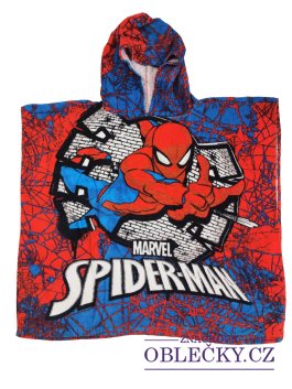 Zvětšit Ručník s kapucí Spiderman pro kluky secondhand
