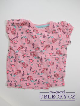 Zvětšit Růžové triko pro holky s obrázky secondhand