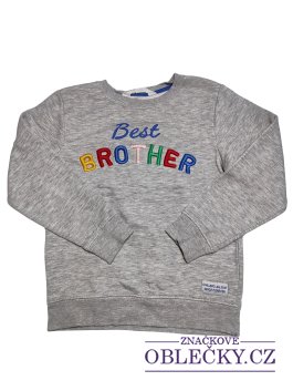 Zvětšit šedá mikina best brother pro kluky secondhand 