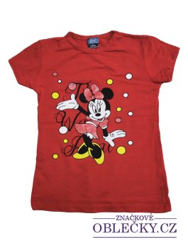 Zvětšit Červené triko s obrázkem Minie pro holky secondhand Disney