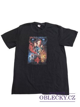 Zvětšit Stranger Things černé triko pro kluky secondhand 