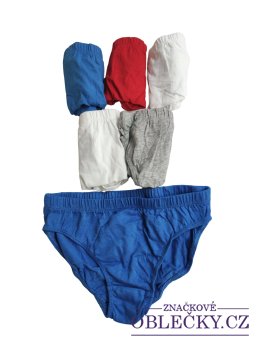 Zvětšit Slipy pro kluky různé barvy set 6ks outlet M&S