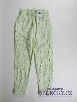 Zvětšit Plátěné kalhoty  sv zelenkavé outlet 