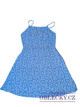 Zvětšit Modré šaty s kytičkami pro holky secondhand Primark