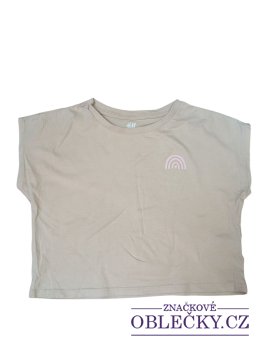 Zvětšit Béžové triko pro holky s obrázkem secondhand H&M