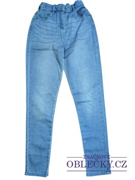 Zvětšit Světle modré džínové kalhoty pro holky secondhand girlswear