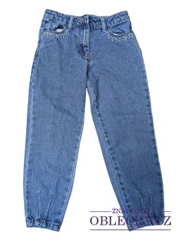 Zvětšit džíny s perličkami pro holky secondhand girlswear