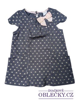 Zvětšit šedé šatičky s mašlí pro holky secondhand catherine malandrino 