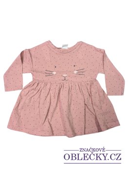 Zvětšit růžové šaty pro holky se zajíčkem secondhand next