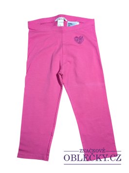 Zvětšit Tmavě růžové elasťáky se srdíčkem pro holky secondhand H&M