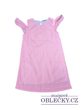 Zvětšit růžové šaty s pruhy pro holky secondhand girlswear