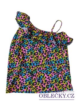 Zvětšit tílko s leopardním vzorem pro holky secondhand YFK