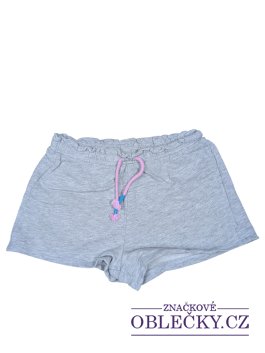 Zvětšit Šedé kraťasy se šňůrkou pro holky secondhand girlswear