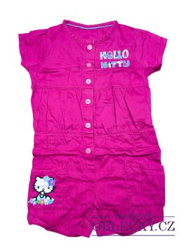 Zvětšit Růžový overal Hello Kitty pro holky secondhand M&S