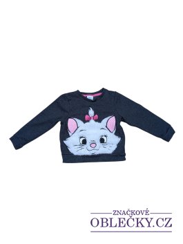 Zvětšit Tmavá mikina s kočičkou pro holky secondhand Disney