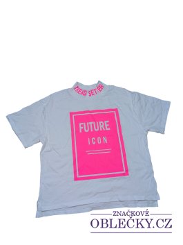 Zvětšit Bílé triko s nápisem pro holky outlet River Island