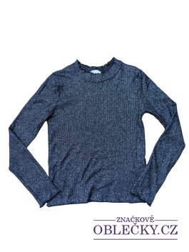 Zvětšit Černý slabý svetr třpytivý pro holky secondhand H&M
