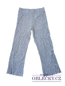 Zvětšit Šedé kalhoty žebrované pro holky secondhand M&S