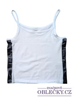 Zvětšit Bílo černý topík pro holky secondhand H&M