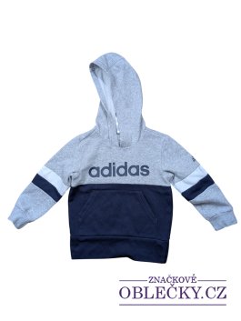 Zvětšit Šedo modrá mikina pro kluky secondhand Adidas
