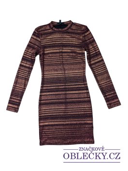 Zvětšit Třpytivé šaty pruhované pro holky secondhand TopShop