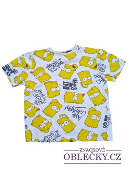 Zvětšit Bílé triko s obrázky Simpsonovi secondhand 