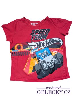 Zvětšit Červené triko Hot Wheels pro kluky secondhand Sinsay