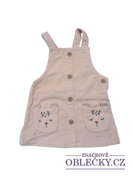 Zvětšit Manšestrová šatovka růžová pro holky secondhand F&F