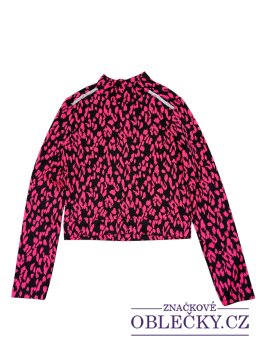 Zvětšit Vzorovaná mikina černo růžová pro holky secondhand River Island