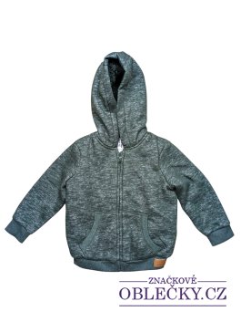Zvětšit Zelená bunda žíhaná pro kluky secondhand F&F