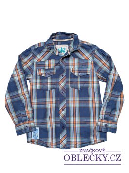 Zvětšit Kostkovaná košile pro kluky barevná secondhand TU