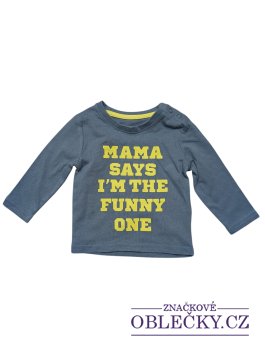 Zvětšit Modré triko s nápisem pro kluky secondhand Primark