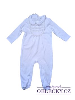 Zvětšit Bílé dupačky zdobené pro holky outlet Watch Me Grow