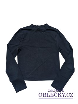 Zvětšit Černé elastické triko pro holky secondhand New Look