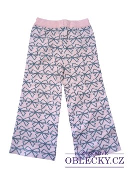 Zvětšit Teplé kalhoty světle růžové s obrázky pro holky secondhand Shein