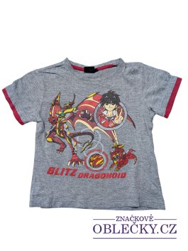 Zvětšit Šedé triko Bakugan pro kluky secondhand