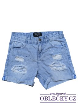 Zvětšit Džínové kraťasy děrované pro holky secondhand Mohito