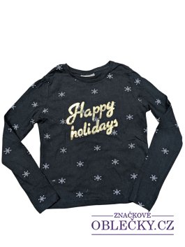 Zvětšit Černé triko s nápisem pro holky secondhand Destination