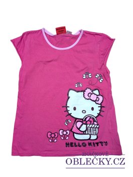 Zvětšit Růžové triko Hello Kitty pro holky secondhand 