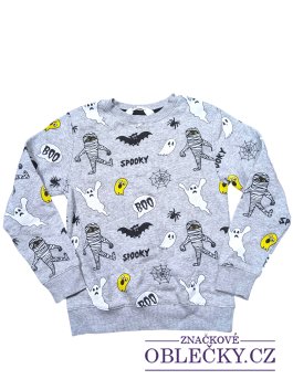 Zvětšit Šedá mikina na Halloween outlet H&M 