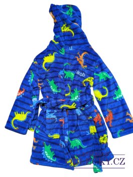Zvětšit Modrý župan s dinosaury pro kluky secondhand 
