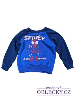 Zvětšit Modrá mikina se Spidermanem pro kluky secondhand Marvel