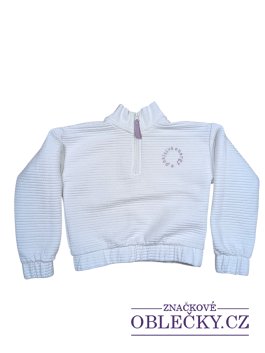 Zvětšit Bílá žebrovaná mikina pro holky secondhand Primark