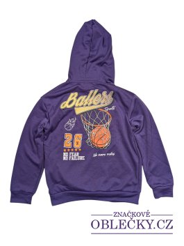 Zvětšit Fialová mikina basketbalová pro kluky secondhand Shein